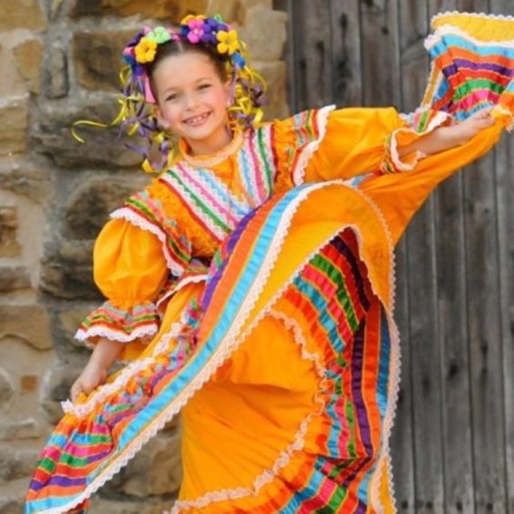 NEW Folklorico Dresses - Girls sizes 8 - 12